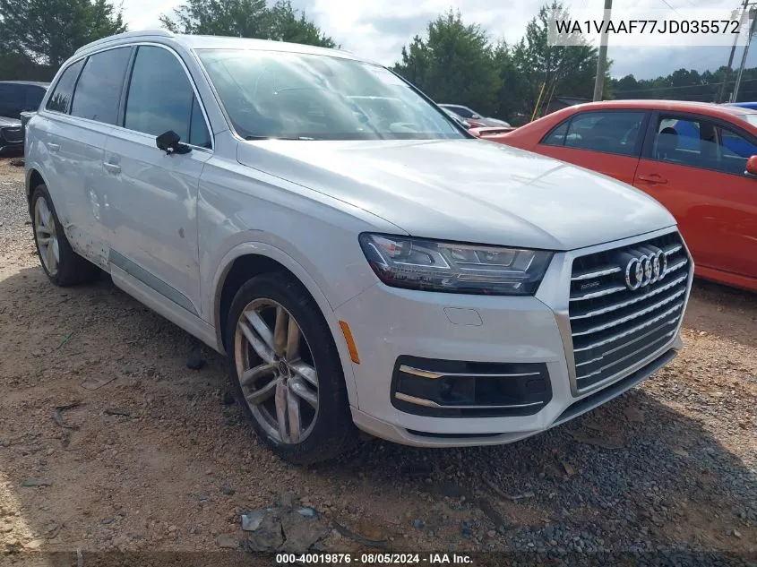 WA1VAAF77JD035572 2018 Audi Q7 3.0T Premium