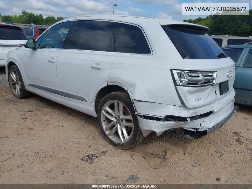 WA1VAAF77JD035572 2018 Audi Q7 3.0T Premium