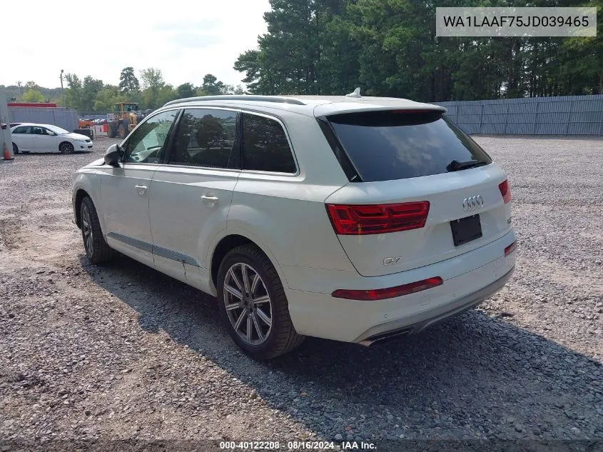 WA1LAAF75JD039465 2018 Audi Q7 3.0T Premium