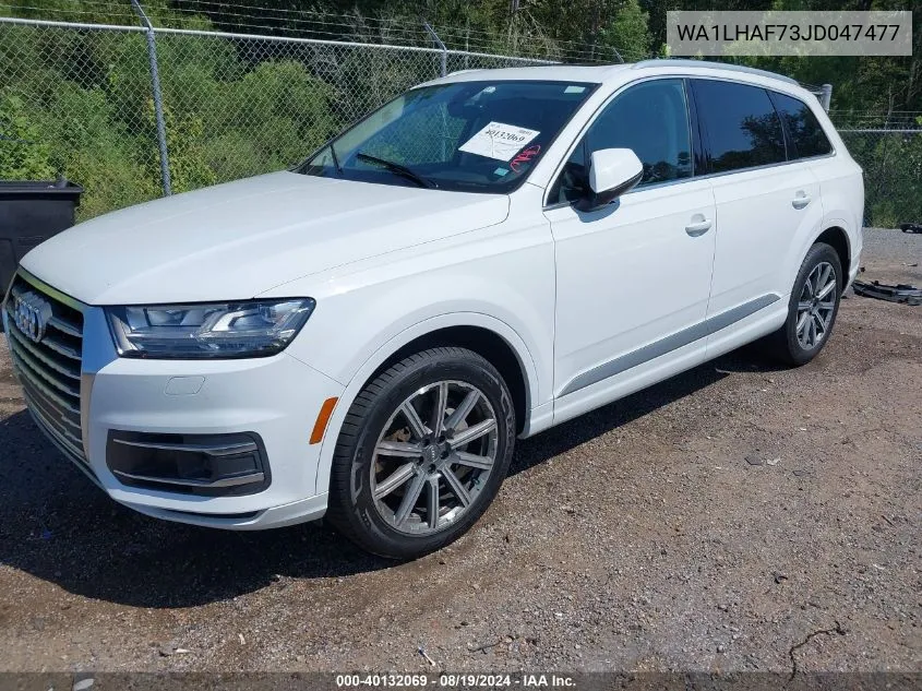 2018 Audi Q7 2.0T Premium VIN: WA1LHAF73JD047477 Lot: 40132069