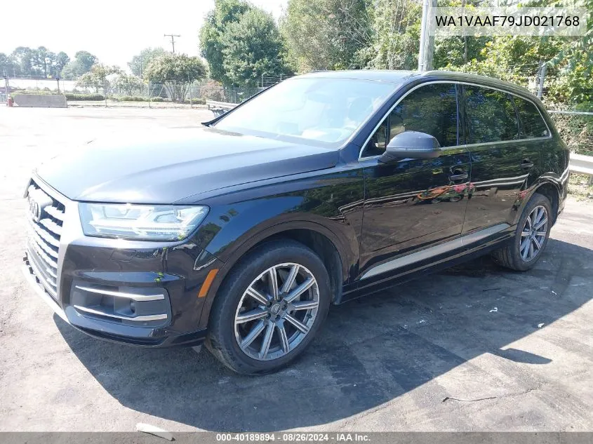 WA1VAAF79JD021768 2018 Audi Q7 3.0T Premium