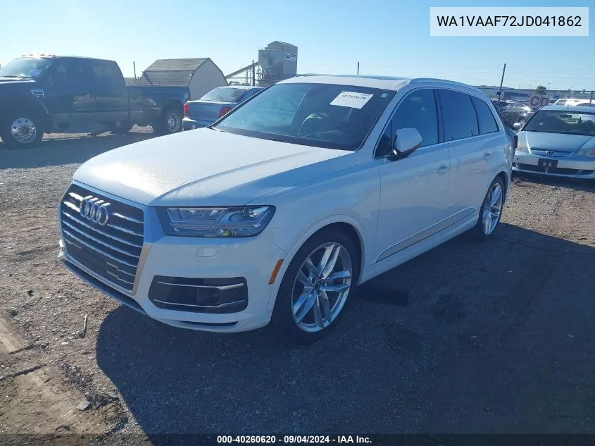 WA1VAAF72JD041862 2018 Audi Q7 Prestige