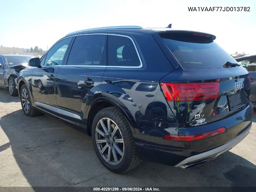 2018 Audi Q7 3.0T Premium VIN: WA1VAAF77JD013782 Lot: 40291299