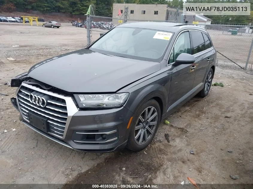 WA1VAAF78JD035113 2018 Audi Q7 3.0T Premium