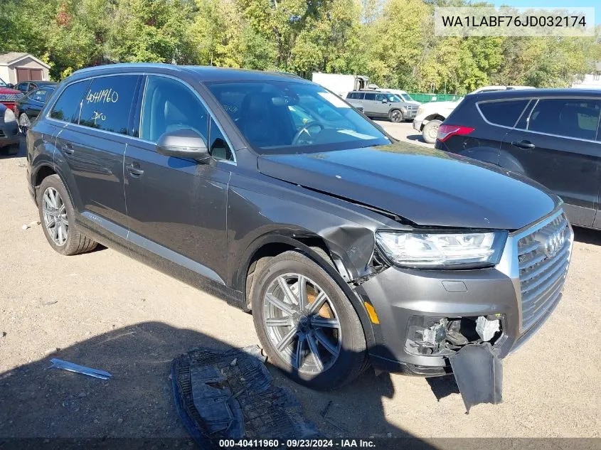 2018 Audi Q7 Premium Plus VIN: WA1LABF76JD032174 Lot: 40411960