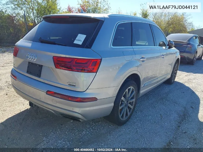 2018 Audi Q7 3.0T Premium VIN: WA1LAAF79JD044121 Lot: 40466482