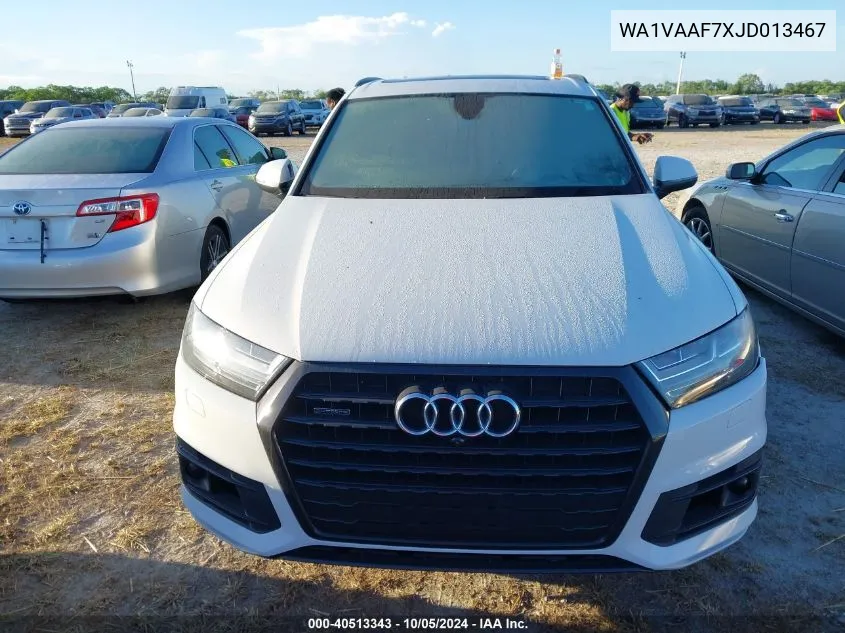 2018 Audi Q7 Prestige VIN: WA1VAAF7XJD013467 Lot: 40513343