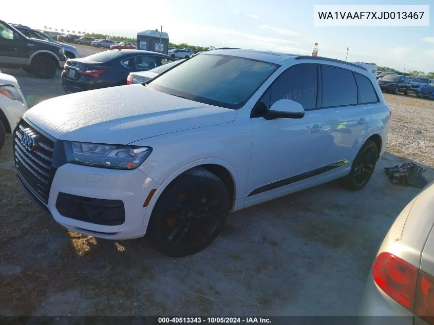 2018 Audi Q7 Prestige VIN: WA1VAAF7XJD013467 Lot: 40513343