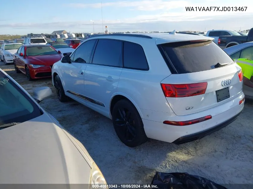 2018 Audi Q7 Prestige VIN: WA1VAAF7XJD013467 Lot: 40513343