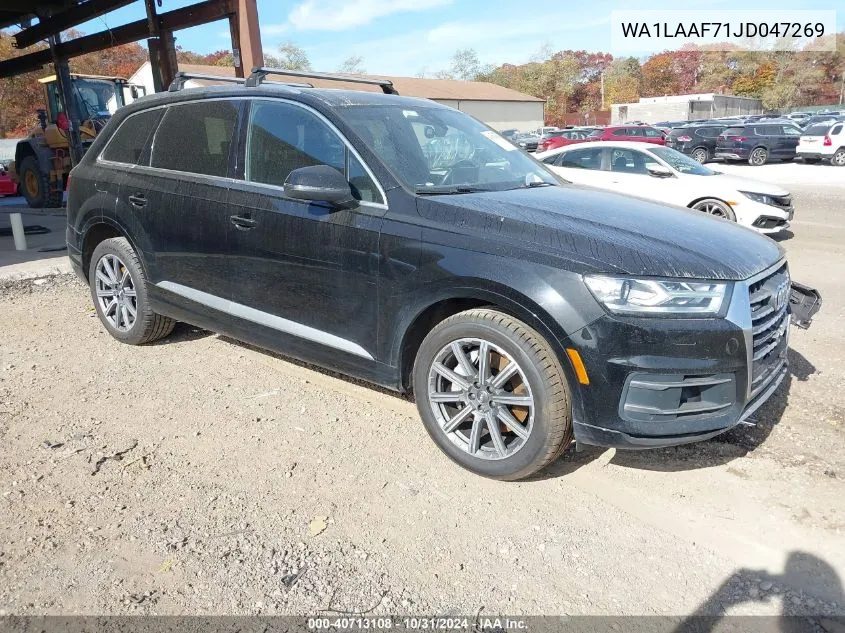 2018 Audi Q7 3.0T Premium VIN: WA1LAAF71JD047269 Lot: 40713108