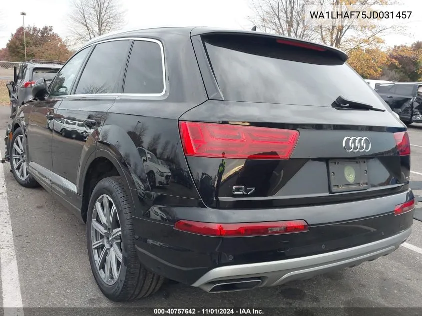 2018 Audi Q7 2.0T Premium VIN: WA1LHAF75JD031457 Lot: 40757642