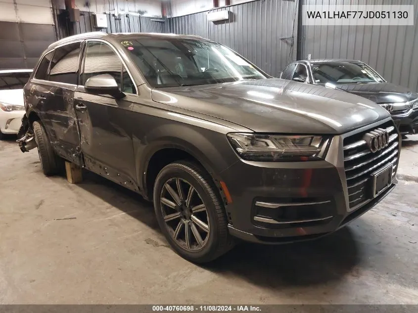 2018 Audi Q7 2.0T Premium VIN: WA1LHAF77JD051130 Lot: 40760698