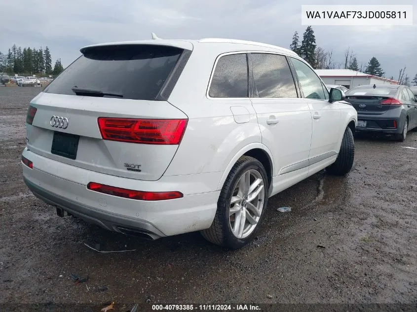 2018 Audi Q7 Prestige VIN: WA1VAAF73JD005811 Lot: 40793385