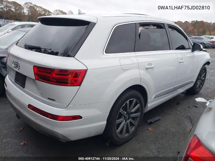 2018 Audi Q7 2.0T Premium VIN: 0WA1LHAF75JD02810 Lot: 40912744