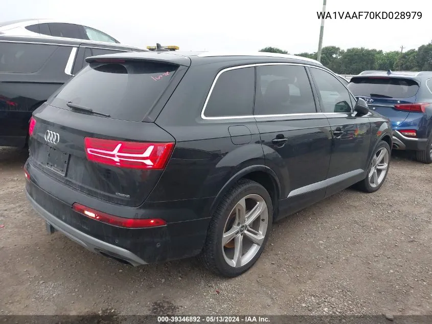 2019 Audi Q7 55 Premium VIN: WA1VAAF70KD028979 Lot: 39346892