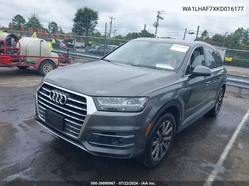 2019 Audi Q7 45 Premium/45 Se Premium VIN: WA1LHAF7XKD016177 Lot: 39898967