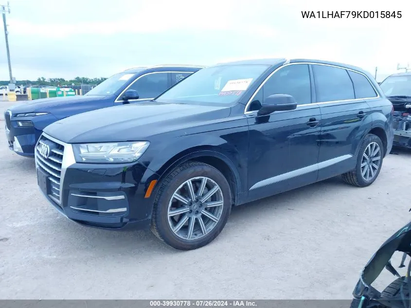 2019 Audi Q7 45 Premium/45 Se Premium VIN: WA1LHAF79KD015845 Lot: 39930778