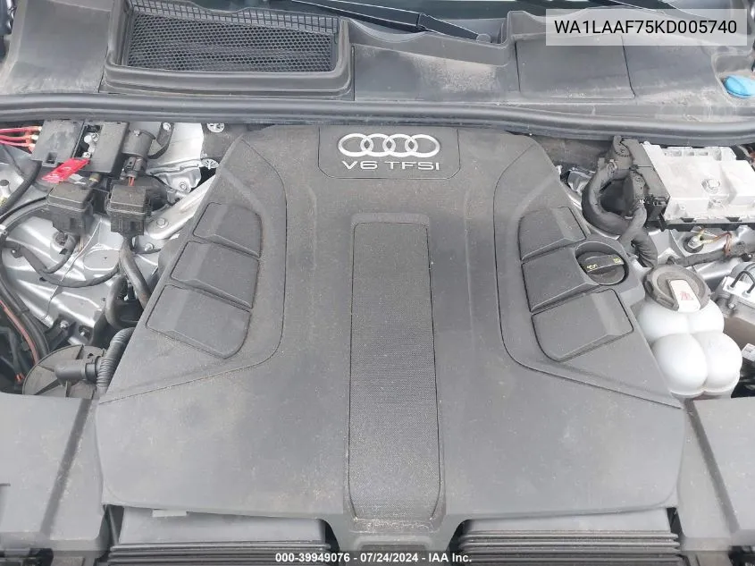 WA1LAAF75KD005740 2019 Audi Q7 55 Premium/55 Se Premium