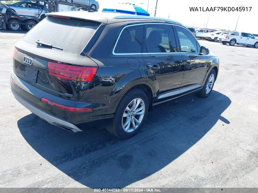 2019 Audi Q7 55 Premium/55 Se Premium VIN: WA1LAAF79KD045917 Lot: 40344893