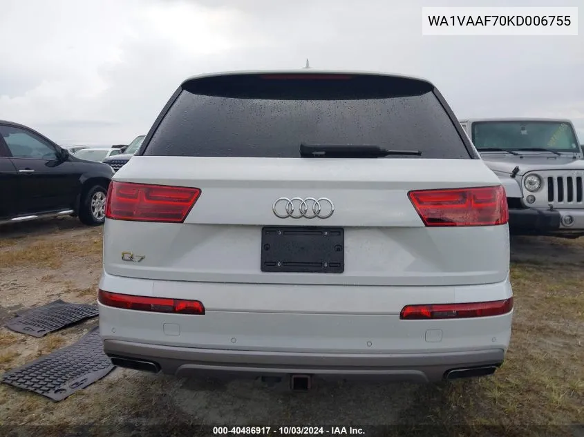 WA1VAAF70KD006755 2019 Audi Q7 55 Premium