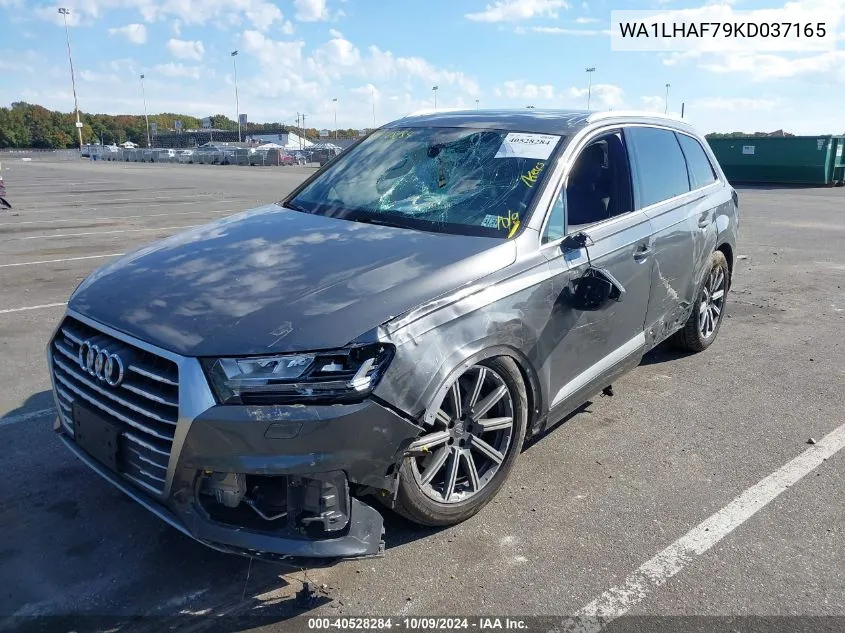 2019 Audi Q7 Premium Plus/Se Premium P VIN: WA1LHAF79KD037165 Lot: 40528284