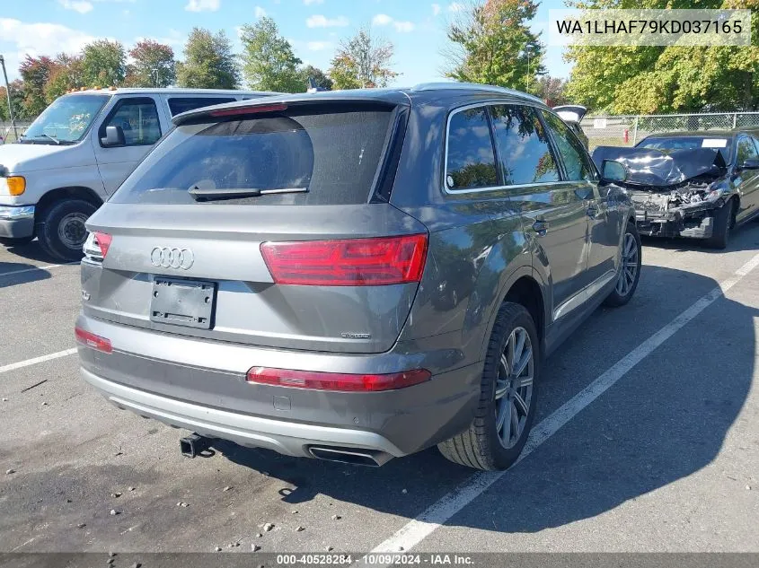 2019 Audi Q7 Premium Plus/Se Premium P VIN: WA1LHAF79KD037165 Lot: 40528284