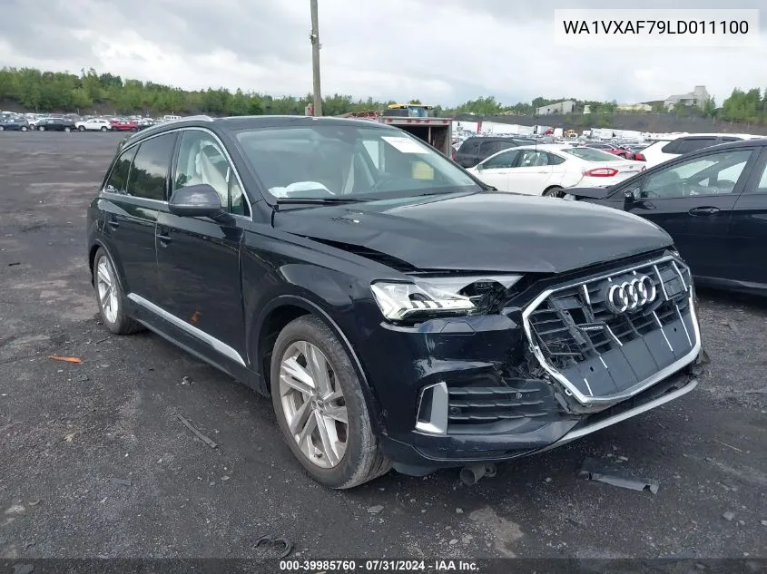 WA1VXAF79LD011100 2020 Audi Q7 Prestige 55 Tfsi Quattro Tiptronic