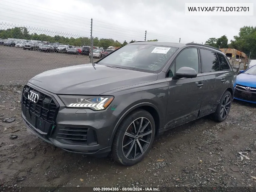 WA1VXAF77LD012701 2020 Audi Q7 Prestige 55 Tfsi Quattro Tiptronic