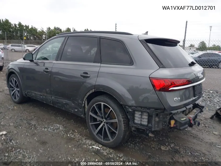 WA1VXAF77LD012701 2020 Audi Q7 Prestige 55 Tfsi Quattro Tiptronic