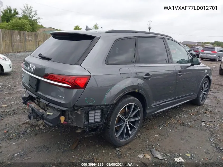 WA1VXAF77LD012701 2020 Audi Q7 Prestige 55 Tfsi Quattro Tiptronic