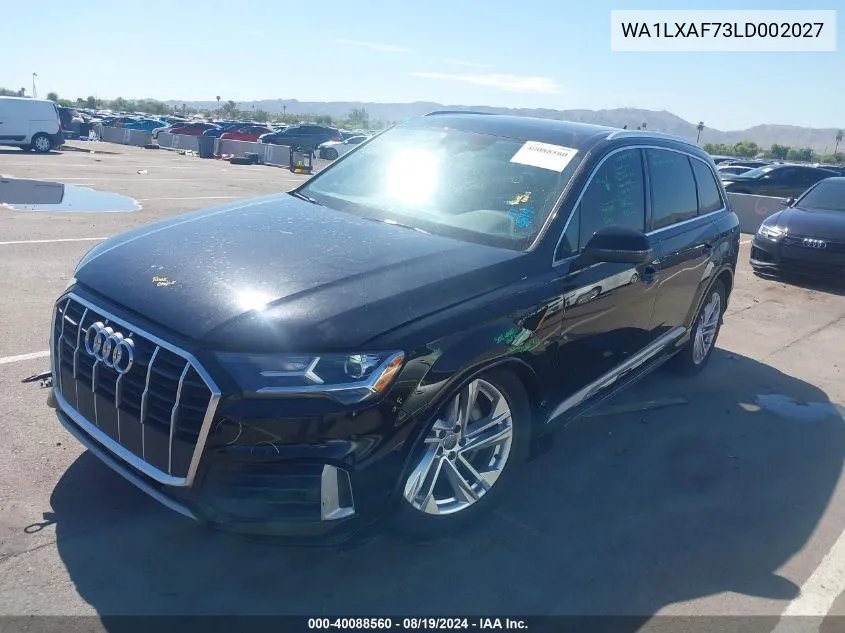 WA1LXAF73LD002027 2020 Audi Q7 Premium Plus 55 Tfsi Quattro Tiptronic