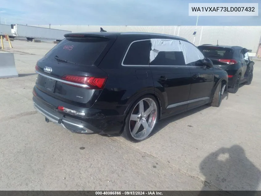 2020 Audi Q7 Prestige 55 Tfsi Quattro Tiptronic VIN: WA1VXAF73LD007432 Lot: 40356766