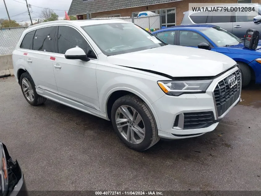 2020 Audi Q7 Premium 45 Tfsi Quattro Tiptronic VIN: WA1AJAF79LD012084 Lot: 40772741