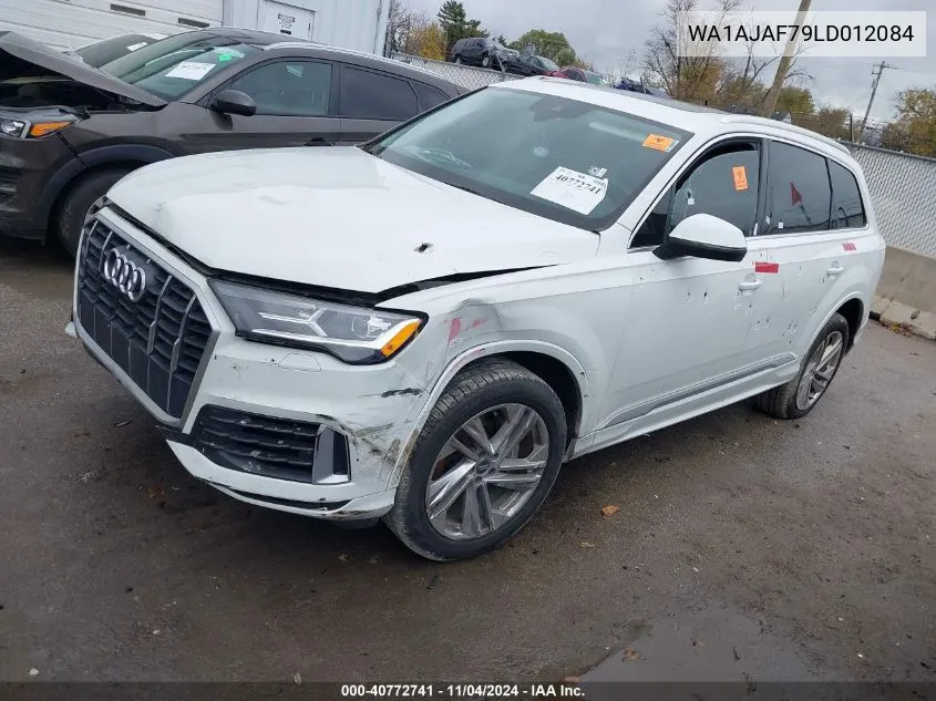 2020 Audi Q7 Premium 45 Tfsi Quattro Tiptronic VIN: WA1AJAF79LD012084 Lot: 40772741