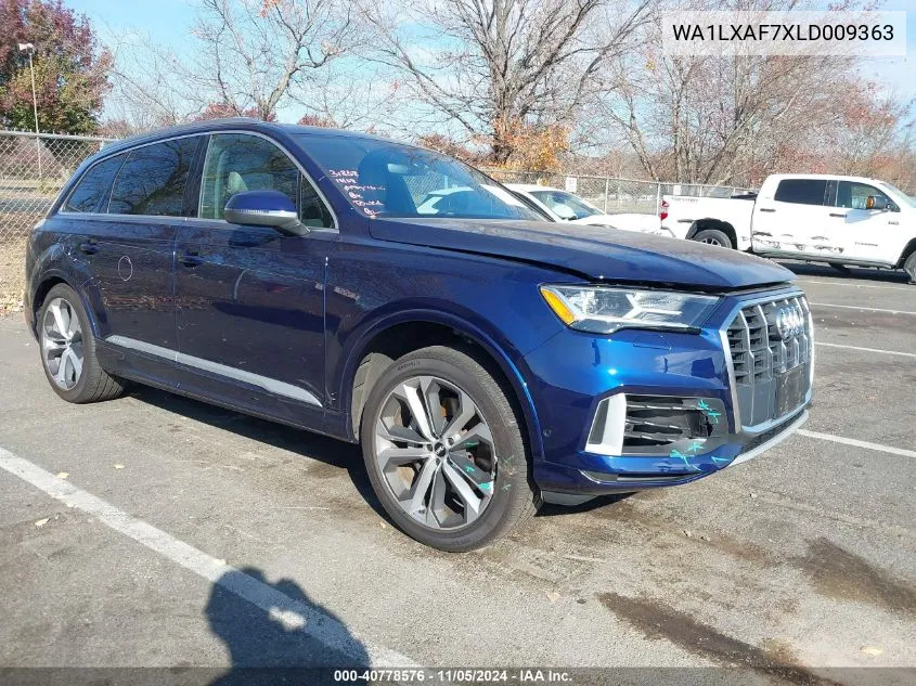 2020 Audi Q7 Premium Plus 55 Tfsi Quattro Tiptronic VIN: WA1LXAF7XLD009363 Lot: 40778576