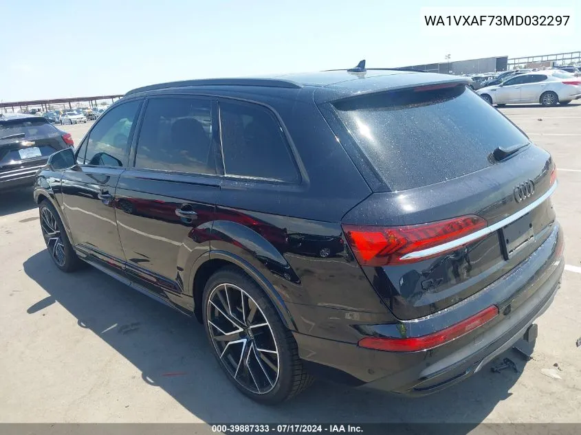 WA1VXAF73MD032297 2021 Audi Q7 Prestige 55 Tfsi Quattro Tiptronic