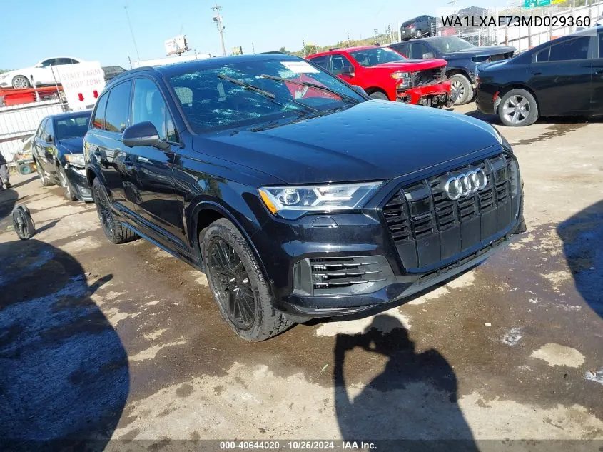 2021 Audi Q7 Premium Plus 55 Tfsi Quattro Tiptronic VIN: WA1LXAF73MD029360 Lot: 40644020