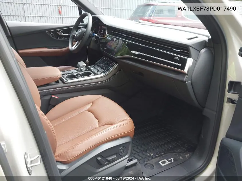 2023 Audi Q7 Premium Plus 55 Tfsi Quattro Tiptronic VIN: WA1LXBF78PD017490 Lot: 40121848