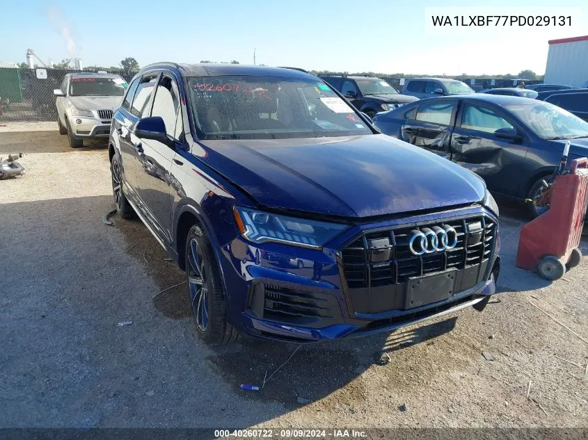 2023 Audi Q7 Premium Plus 55 Tfsi Quattro Tiptronic VIN: WA1LXBF77PD029131 Lot: 40260722