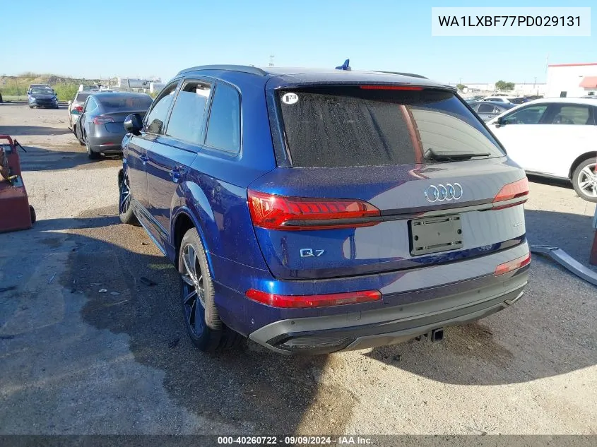 2023 Audi Q7 Premium Plus 55 Tfsi Quattro Tiptronic VIN: WA1LXBF77PD029131 Lot: 40260722