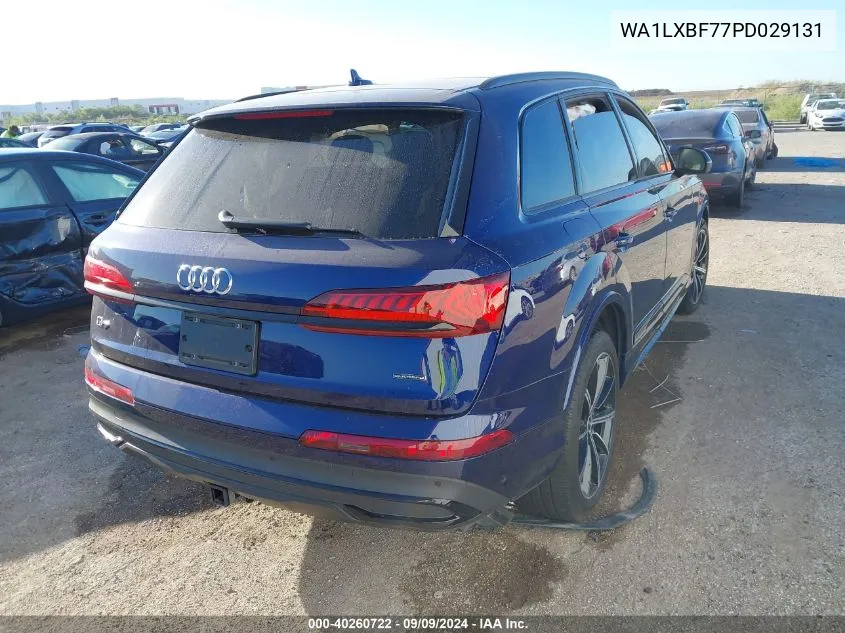 2023 Audi Q7 Premium Plus 55 Tfsi Quattro Tiptronic VIN: WA1LXBF77PD029131 Lot: 40260722