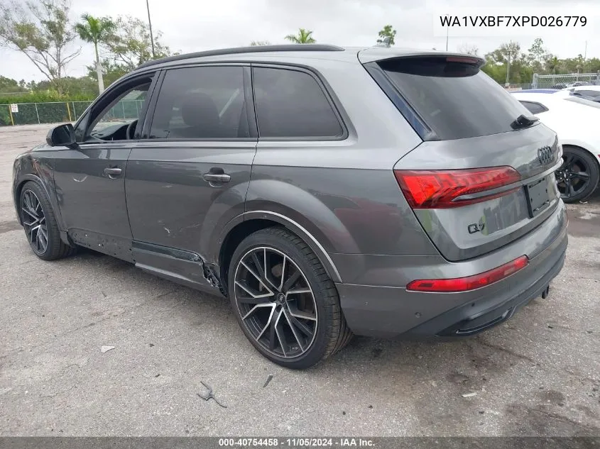 2023 Audi Q7 Prestige 55 Tfsi Quattro Tiptronic VIN: WA1VXBF7XPD026779 Lot: 40754458