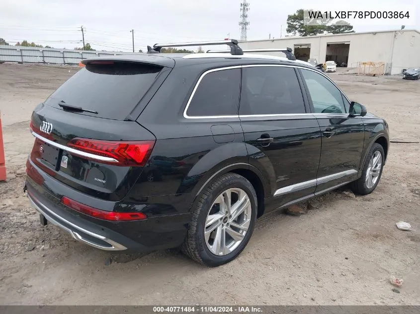 2023 Audi Q7 Premium Plus 55 Tfsi Quattro Tiptronic VIN: WA1LXBF78PD003864 Lot: 40771484