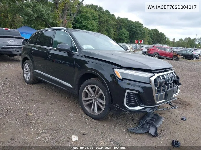 WA1ACBF70SD004017 2025 Audi Q7 Premium 45 Tfsi Quattro Tiptronic