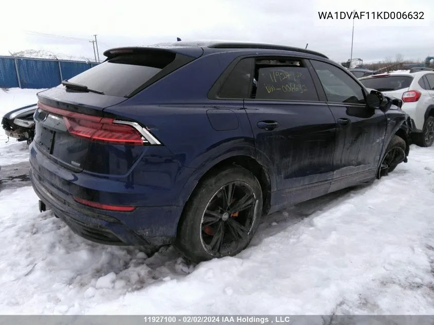 WA1DVAF11KD006632 2019 Audi Q8