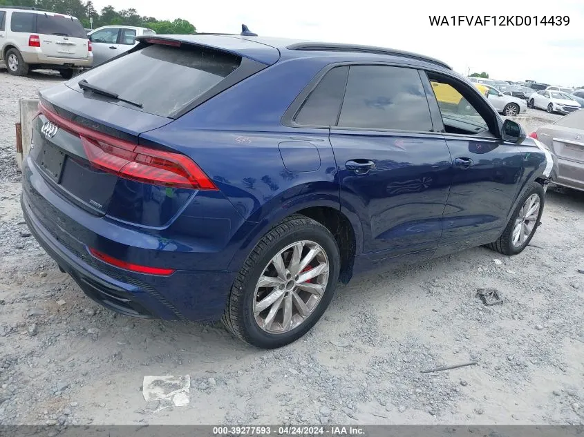 WA1FVAF12KD014439 2019 Audi Q8 55 Premium