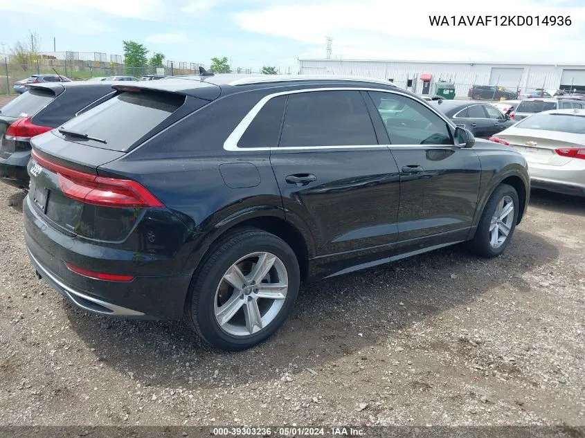 WA1AVAF12KD014936 2019 Audi Q8 55 Premium