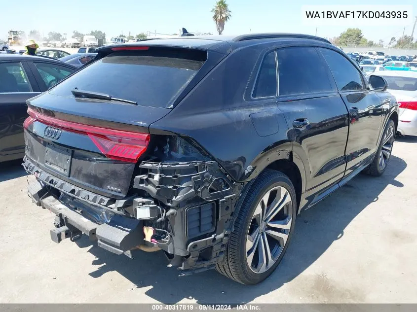 WA1BVAF17KD043935 2019 Audi Q8 55 Premium