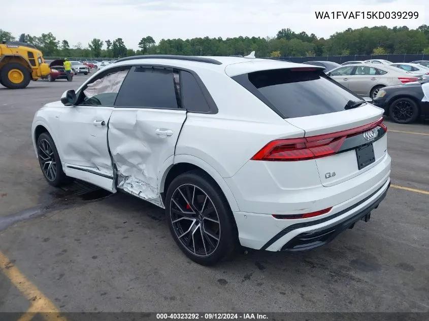 WA1FVAF15KD039299 2019 Audi Q8 Prestige S-Line