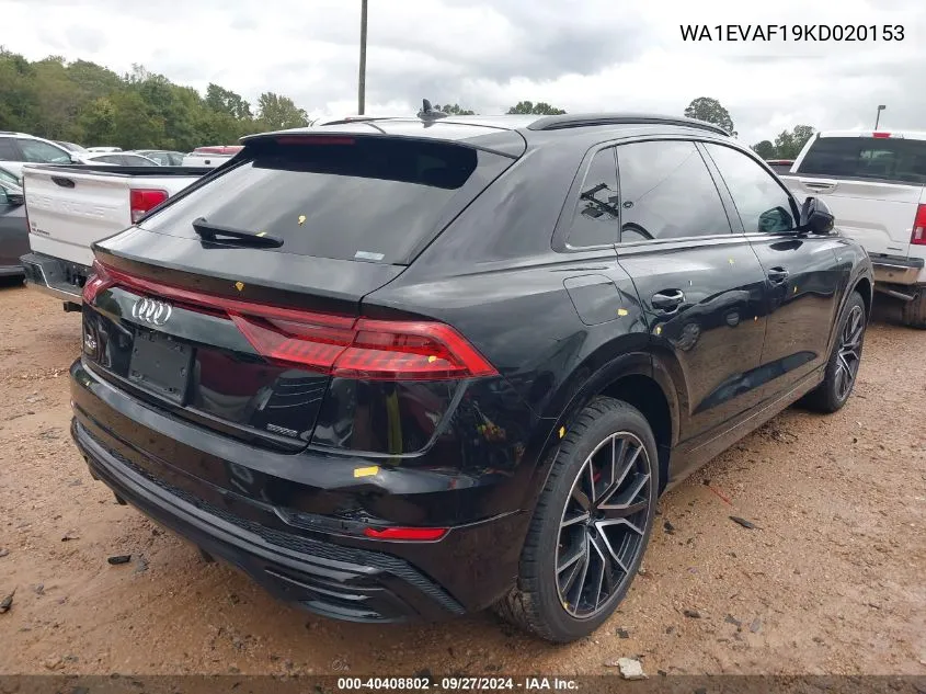 WA1EVAF19KD020153 2019 Audi Q8 55 Premium